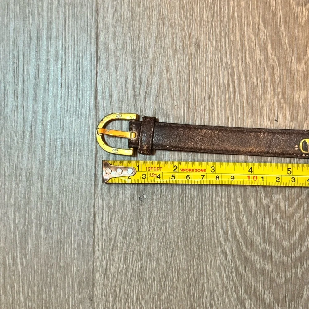 Vintage Valentino Garavani VLogo Leather Belt